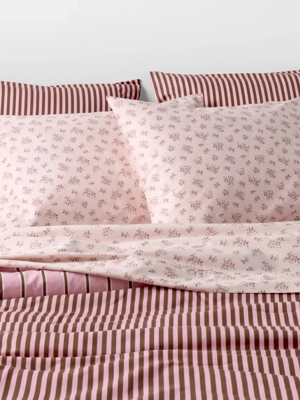 OnHand! Hollister Target FULL Percale Sheet Set Ditsy Floral Pink College Dorm